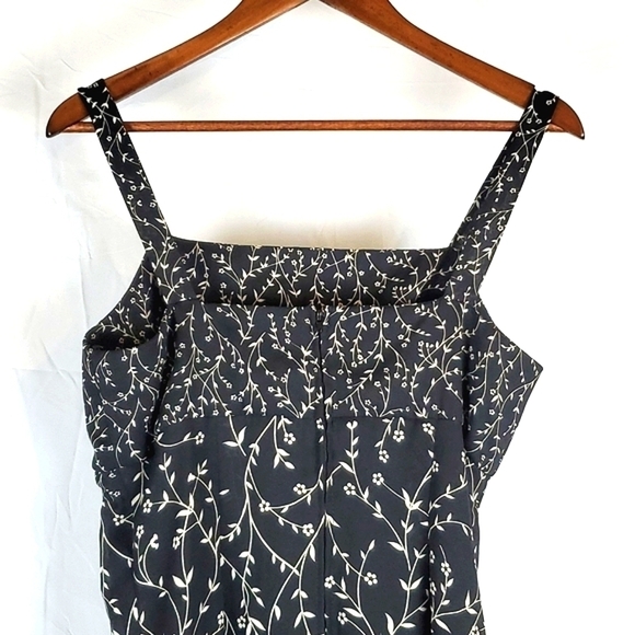 Vintage 90s Words Floral Babydoll Dress - Picture 6 of 7